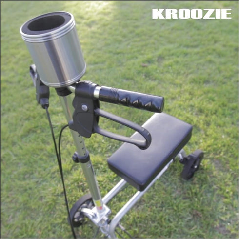 Kroozie 2.0 Bicycle Cup Holder, Ultimate Bike Drink Holder for Beach Cruisers, E-Bikes, Scooters, Strollers