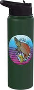 Sockeye salmon Pacific Northwest Freshwater Fish river ocean Stainless Steel Insulated Water Bottle