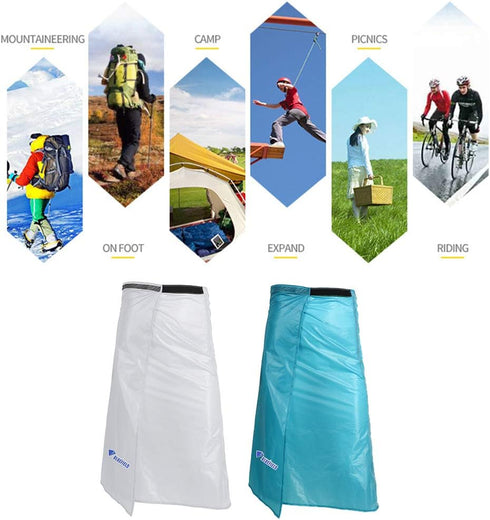 Rain Skirts, Ultra-Light Waterproof Lightweight Short Skirts
