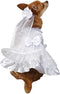 Polyester Yappily Ever After Dog Wedding Dress, Large, 20-Inch, White