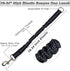 Short Dog Leash Extender, 18 in Bungee Shock Absorbing Nylon Leash for Medium Large Dogs Walking Training