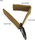 Key Holder for Duty Belt - Tactical Molle Webbing Buckle with Metal Carabiner Clip, Pack of 2