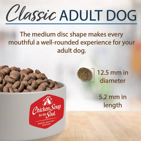 Immune 4.5lb (Pack 2) Chicken Soup for the Soul All Natural Premium Adult Dry Dog Food, Real Meat First Ingredient, No