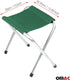 OMAC Portable Waterproof Camping Chair - Green Folding Seat for Outdoor Adventures