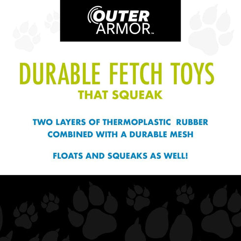 Hero Outer Armor Fetch Dog Toy, Floats & Squeaks for Outdoor Fun