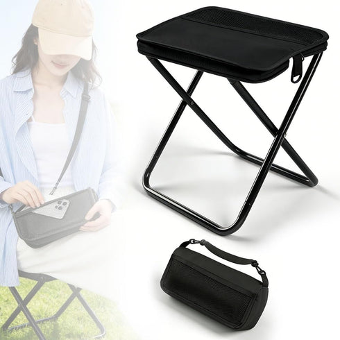 Generic Foldable Backpack Stool, 2026 New Foldable Backpack Stool for Adults, Folding Camping