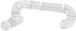 Besimple Hamster Tube Set - 8 Pack Transparent Curved Pipe Pet Cage Tunnel for Mouse, Rat, and Other Small Animals