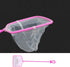 POPETPOP 3pcs Aquarium Fish Net, Fishing Nets for Fish Tank Lakes Ponds Saltwater (Pink 4/5/6 Inch)