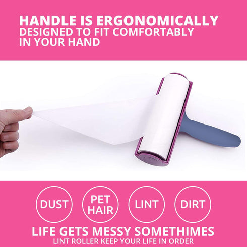 Home Lint Roller for Pet Hair, Extra Sticky Dog & Cat Hair Removal, 60 Sheets for Couch, Clothes, Furniture