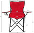 MRFJZH Backpacking Small Camping Chair with Cup Holder and Carry Bag Heavy Duty Folding Beach Chair for Adults, Compact