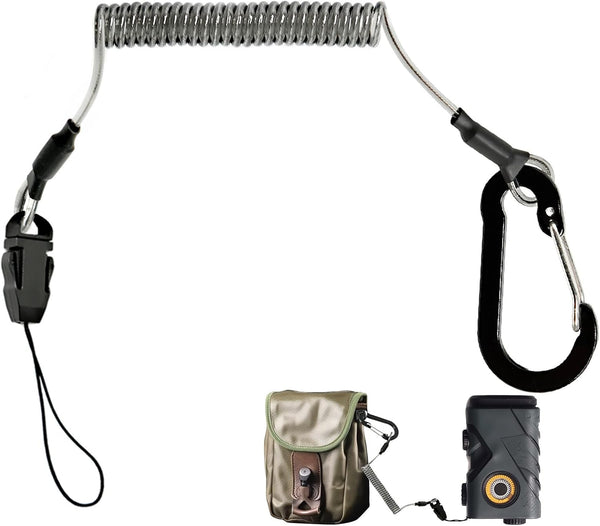 Rangefinder Tether for Hunting, Retractable Lanyard Cord for Laser Rangefinder