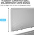 KOLA PANDA Wall,25.59"X19.69" Indoor Dog Potty Tray with High Pee Pad Holder,Dogs Litter Box,Mesh Training Toilet