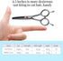 4.5" Dog Grooming Scissors 2 pcs - Curved Scissors for Dog Grooming and Thinning Shears for Small Dog Cat Face Paw