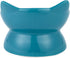 Park Life Designs Oscar Tilt Cat Dish, 10 Oz - Blue Pet Bowl