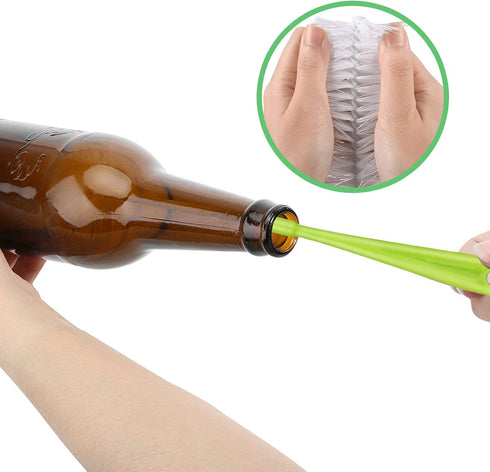 KELINFONG 5 Pack 16 Inch Bottle Brush, Long Handle Bottle Cleaning Brush,Straw Brush,Flexible Water Bottle Cleaner