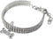 Rhinestone Pet Collar - Sparkling 3 Rows Crystal Diamond Adjustable Wedding Collar - Puppy Girl Bling Necklace for Pets