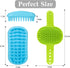 2PCS Dog Bath Brush, Dog Scrubber for Bath, Dog Shampoo Brush, Dog Washing Brush with Adjustable Handle, Suitable for