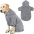 KOOLTAIL Basic Dog Hoodie, Soft and Warm Dog Sweater with Leash Hole and Pocket, Cold Weather Clothes for Small Medium