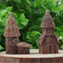 Opexicos 7Pcs Micro Landscape Accessories, Resin Rockery and House Crafts, Aquarium Supplies