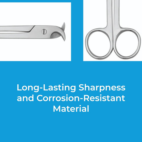 4.5" Stainless Steel Dog Nail Scissors - Safe Grooming Tool