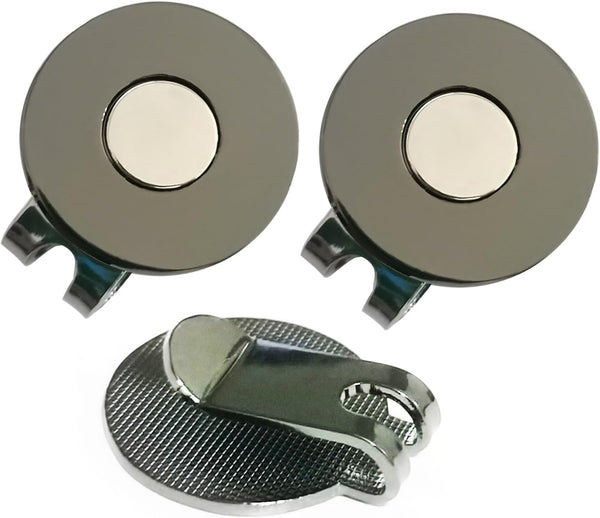 Golf Hat Clip, Magnetic Golf Ball Marker Holder for Golf Cap without Ball Marker