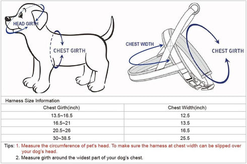 Blueberry Pet Soft & Comfy Scottish Argyle Fleece Padded Dog Harness