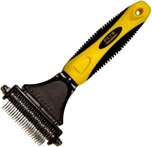 Pet Republique Matt Splitters Tool – De-matting Comb for Long-Haired Dogs, Cats, Rabbits – Regular 12+23 Teeth