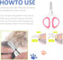 OneCut Trimming, Pet Nail Clippers, Update Version Cat & Kitten Claw Nail Clippers for Professional Pet Nail Clippers