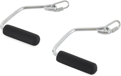 Total Gym Accessories Open Ended Chrome Grip Handles for Total Gym Home Workout Machines, Compatible for Supra, Electra