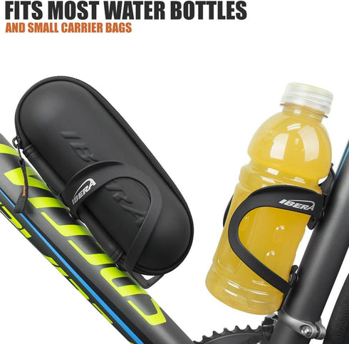 Ibera Bike Water Bottle Holder, Lightweight Aluminum Cage, Quick Access for Standard & Oversized Bottles