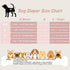 Female Dog Diaper, Reusable Washable Durable Absorbent Cloth Doggie Pants, Size S2