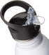Stainless Water Bottle with Panda Design, 600ml Sport Top (White)