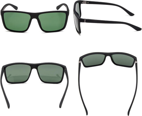 NIEEPA Men's Sports Polarized Square Frame Sunglasses NP1007