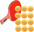 KEVENZ 3 Star Ping Pong Balls, 40+mm Advanced Table Tennis Balls, Bulk Outdoor (Orange, White)