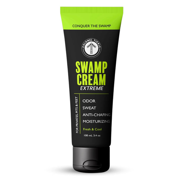Colonel Tickle Swamp Cream Ball & Feet Deodorant | Anti-Chafing Cream for Men |
