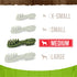 Merrick Fresh Kisses Natural Dental Chews, 6 ct. Bag, Infused With Coconut And Botanical Oils for Medium Dogs