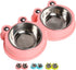 Skrtuan Stainless Steel Pet Bowls - Double Food & Water Bowls for Dogs, Cats, Non-Slip Feeder