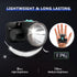 Lightweight Mini Headlamp, Bright LED Rechargeable Flashlight with IPX5 Waterproof, 90° Adjustable for Hiking Running