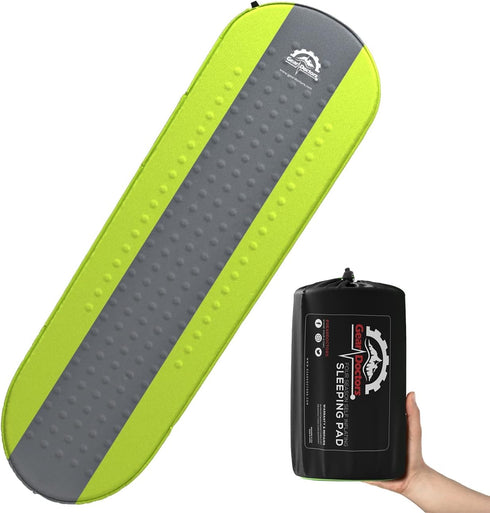 Gear Doctors Self Inflating Camping Sleeping Pad - 4.3 R Insulated Air Mattress for Camping Cot Tent