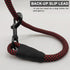 MayPaw Heavy Duty Nylon Dog Leash, 3/4/5/6/7/8/10/12/15 FT, Soft Padded Handle for Large Medium Dogs (1/2" 6ft,