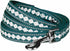 Blueberry Pet 3M Reflective Jacquard Dog Leash, 5 ft x 5/8", Teal Blue, Small, Comfortable Handle for Dogs
