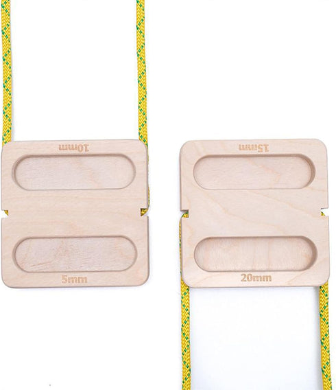 Generic 2 Climbing Hangboard - Piece Grip Training Equipment | Adjustable Fingerboard with Multiple Holds & Durable