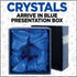 3.5" Thank You with Heart Signature Crystal Award, Customized Thank You with Heart Crystal Trophy, Add Your Own Text