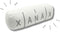 Generic Chill Xan Bar Novelty Dog Toy, Plush Squeaky Crinkle Chew Toy, White,