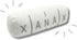 Generic Chill Xan Bar Novelty Dog Toy, Plush Squeaky Crinkle Chew Toy, White,