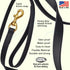 Viper Biothane Working Lead for Dogs 4ft, Black