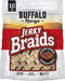 Rawhide Dog Treats | Healthy, Grass-Fed Buffalo Jerky Chews | Hickory Smoked Flavor, 10 Count