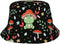 Forest Animals Mushrooms Bucket Hat, Summer Packable Fisherman Cap for Travel and Beach Sun Protection