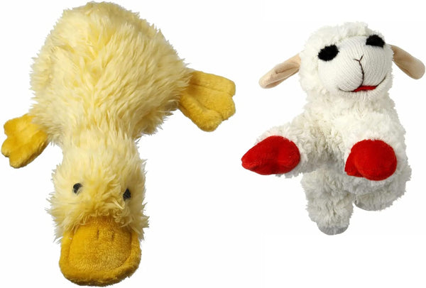 HDP Yellow Duckworth Duck and White Lambchop Large Color:Duckworth and Lambchop Set
