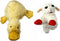 HDP Yellow Duckworth Duck and White Lambchop Large Color:Duckworth and Lambchop Set
